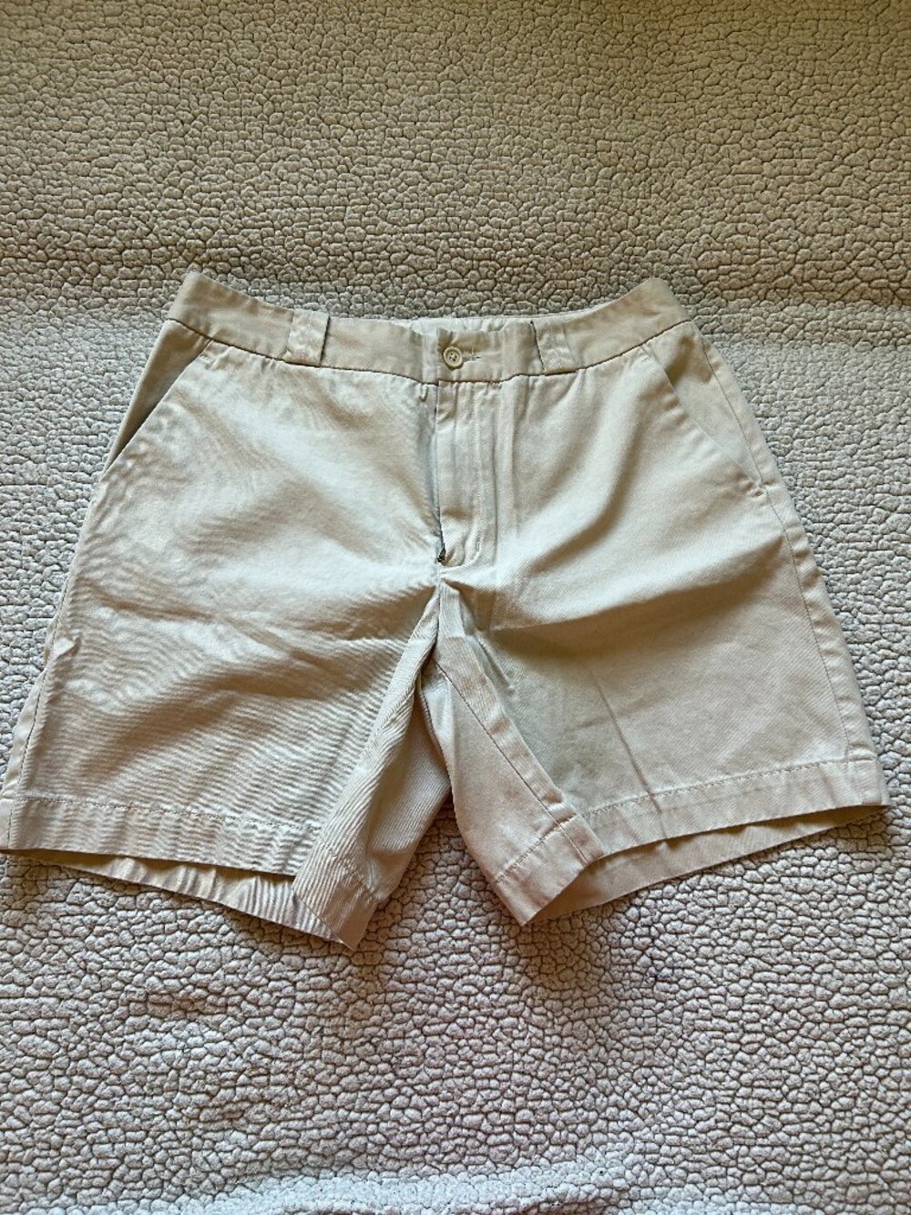 Gap -- beige khaki, bermuda shorts, high waisted
